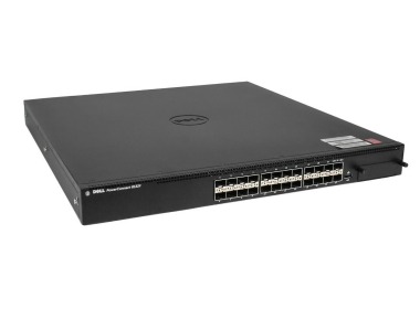 Switch Dell PowerConnect 8132F 24x10GbE SFP+ F2R Normal Flow, 2xPSU, 2x ventilateur